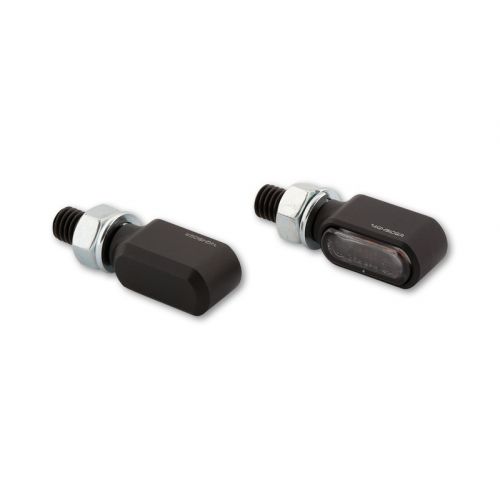 Coppia Frecce universale a LED HIGHSIDER Little Bronx Nere- 2in1