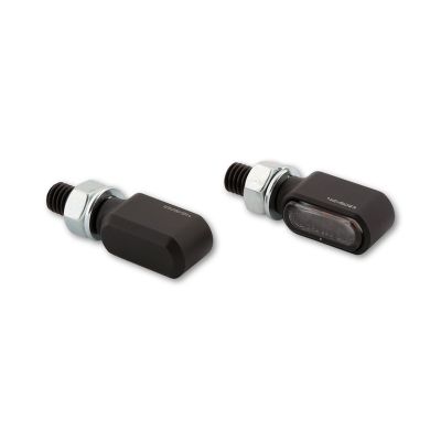 Coppia Frecce universale a LED HIGHSIDER Little Bronx Nere- 2in1