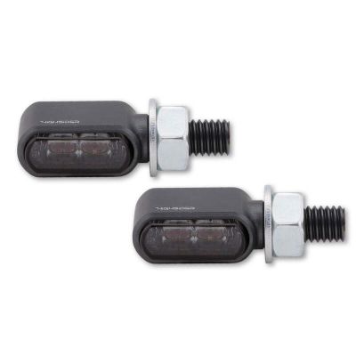 Coppia Frecce universale a LED HIGHSIDER Little Bronx Titanio - 2in1