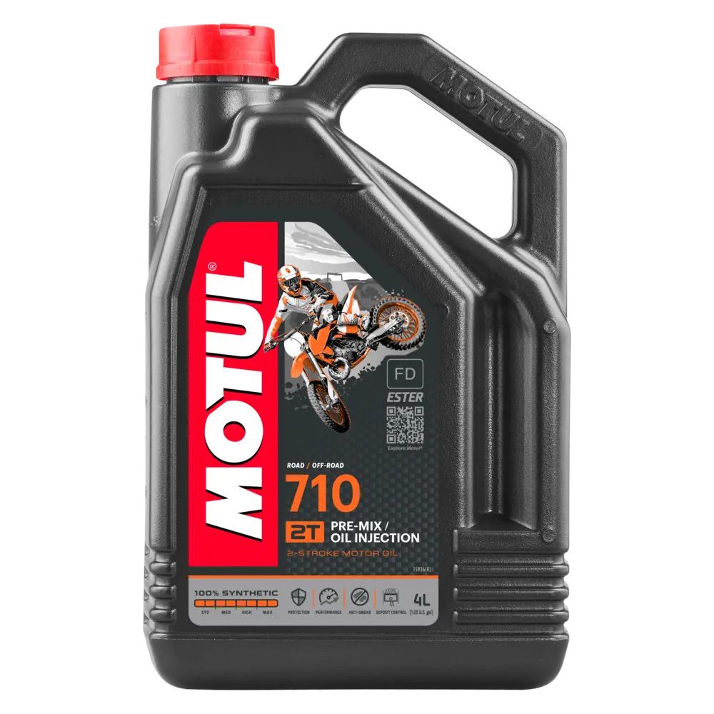 MOTUL 710 2T Lubrificante Olio Motore a 2 Tempi - 4 Litri