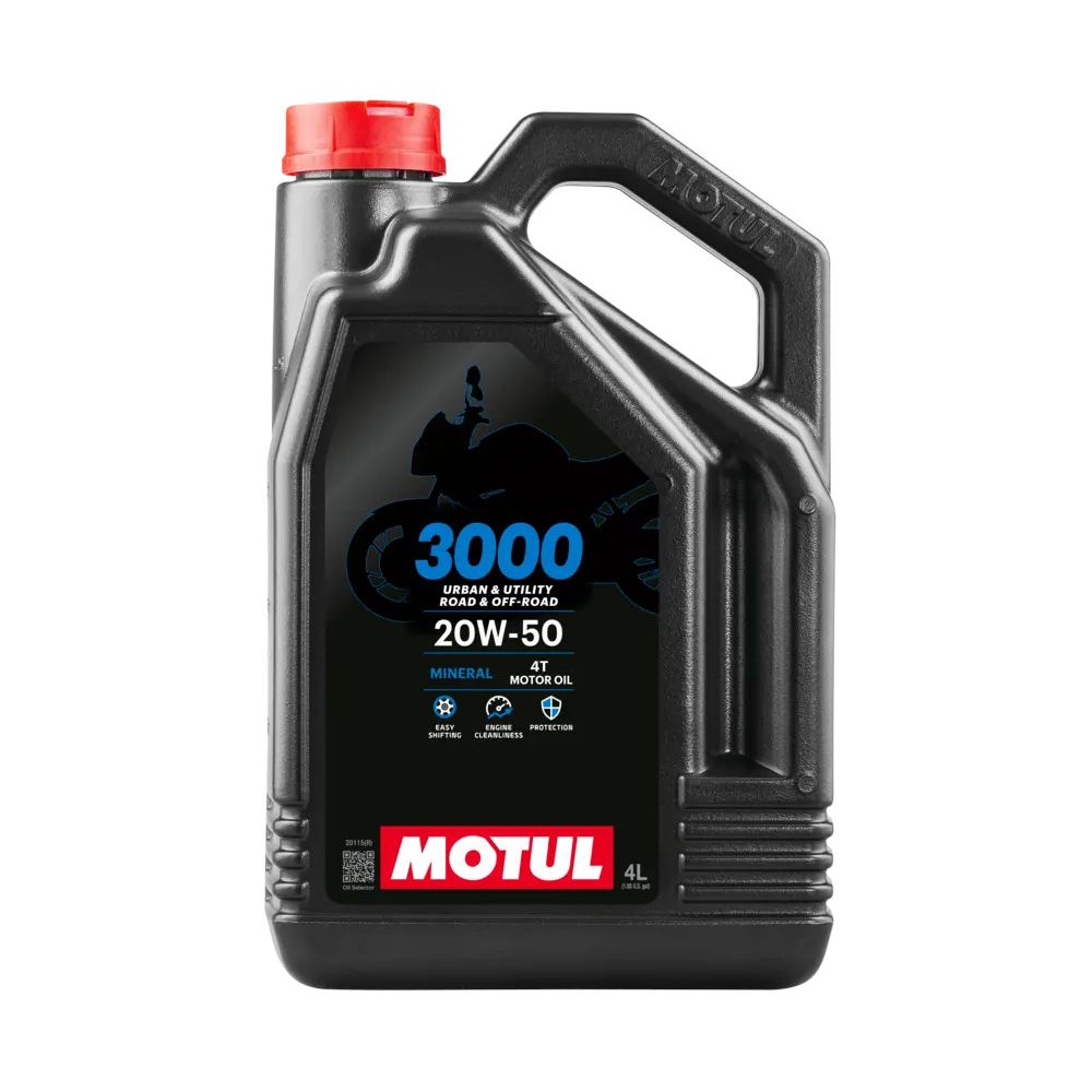 MOTUL 3000 4T 20W-50 - 4 Litri Lubrificante Olio Motore