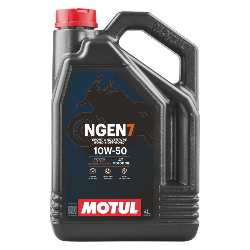 Olio Motore MOTUL NGEN 7 4T 10W-50 Sintetico Sostenibile Estere 4L