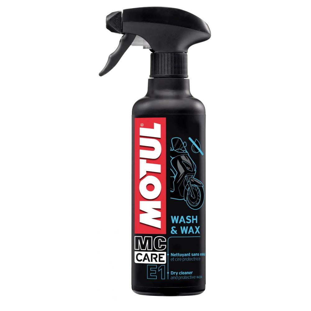 Pulitore a Secco con Cera MOTUL E1 Wash e Wax Carnauba Flacone