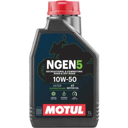 MOTUL NGEN 5 10W-50 4T - 1 Litro Lubrificante Olio Motore