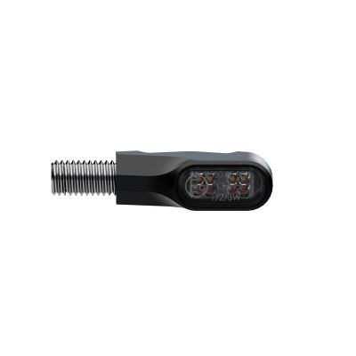 Fanale posteriore a LED HIGHSIDER pro Ventura-X, luce freno, indicatore di direzione nero 3 in 1, omologato E