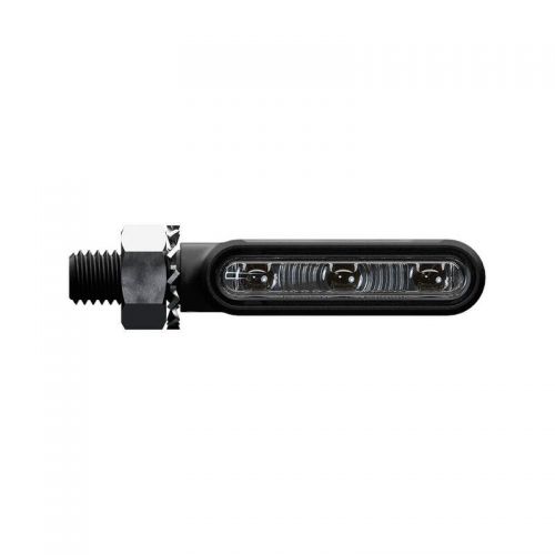 Indicatori di direzione a LED HIGHSIDER pro Esagano-RS neri/colorati omologati E