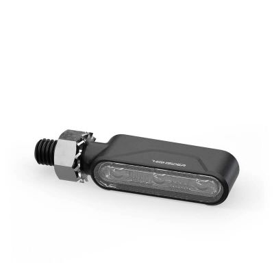 Indicatori di direzione a LED HIGHSIDER pro Esagano-RS neri/colorati omologati E