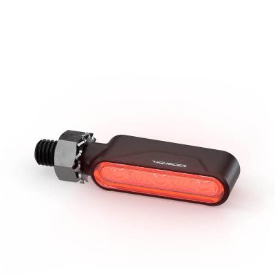 Fanale posteriore a LED HIGHSIDER pro Esagano-RS, luce freno, indicatore di direzione nero/colorato 3 in 1, omologato E