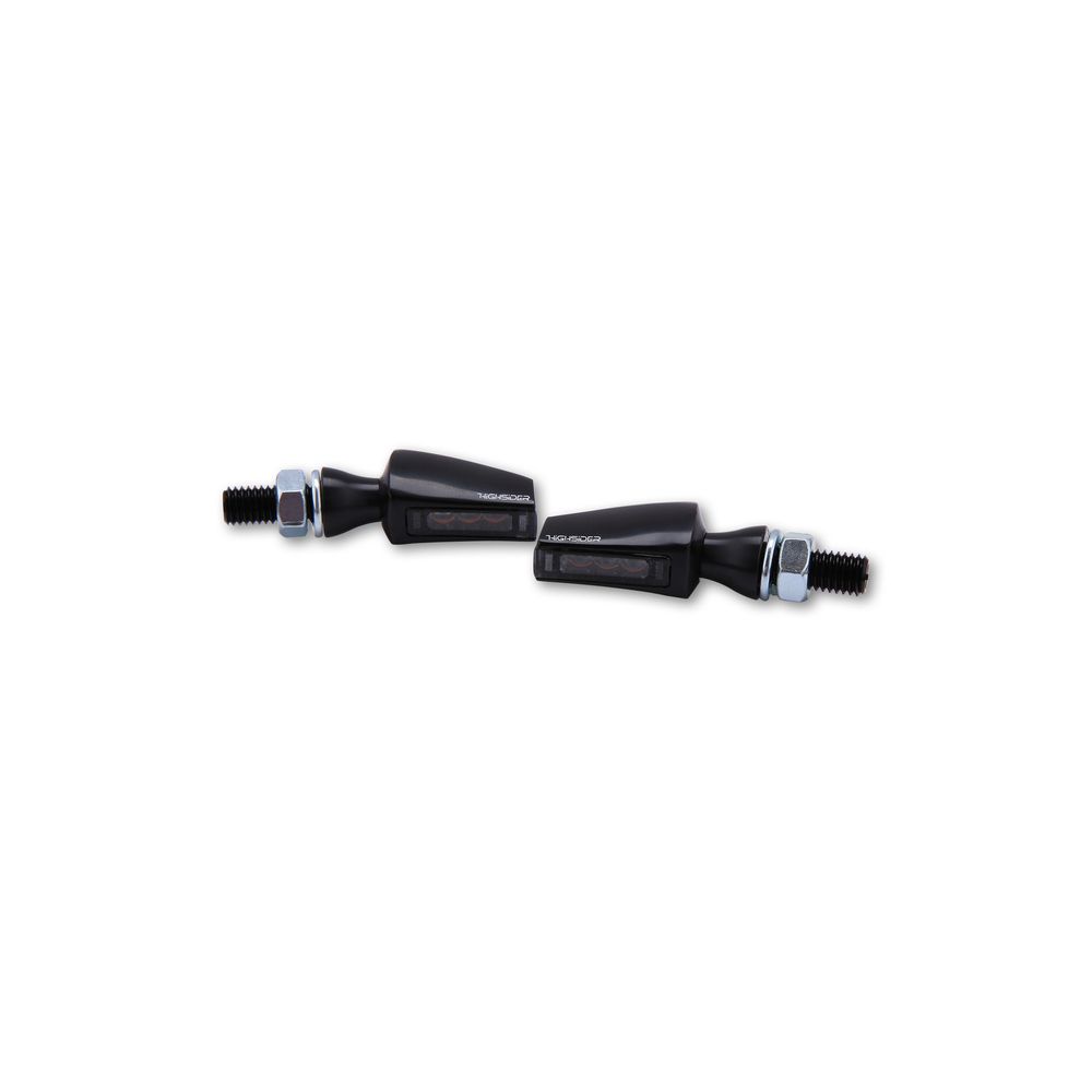 Indicatori di direzione a LED HIGHSIDER pro Flight neri/colorati omologati E