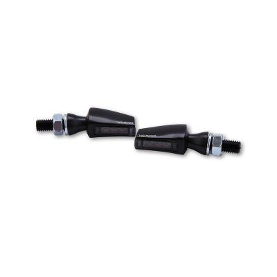 Indicatori di direzione a LED HIGHSIDER pro Flight neri/colorati omologati E