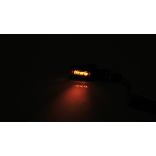 Indicatori di direzione a LED HIGHSIDER pro Flight neri/colorati omologati E