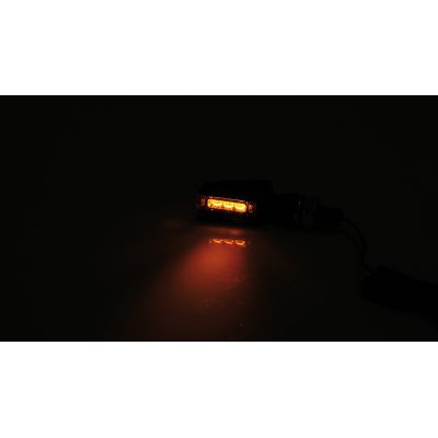 Indicatori di direzione a LED HIGHSIDER pro Flight neri/colorati omologati E