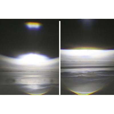 Faro anteriore HIGHSIDER pro 45 mm Dual-Stream LED Nero omologato E