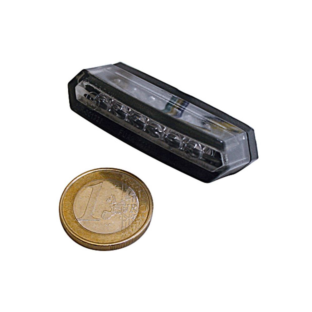 Fanale posteriore a LED HIGHSIDER pro Malibu nero/colorato omologato E