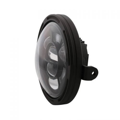 Faro anteriore HIGHSIDER Pro da 7 pollici Frame-R1 Tipo 11 LED Nero Montaggio laterale