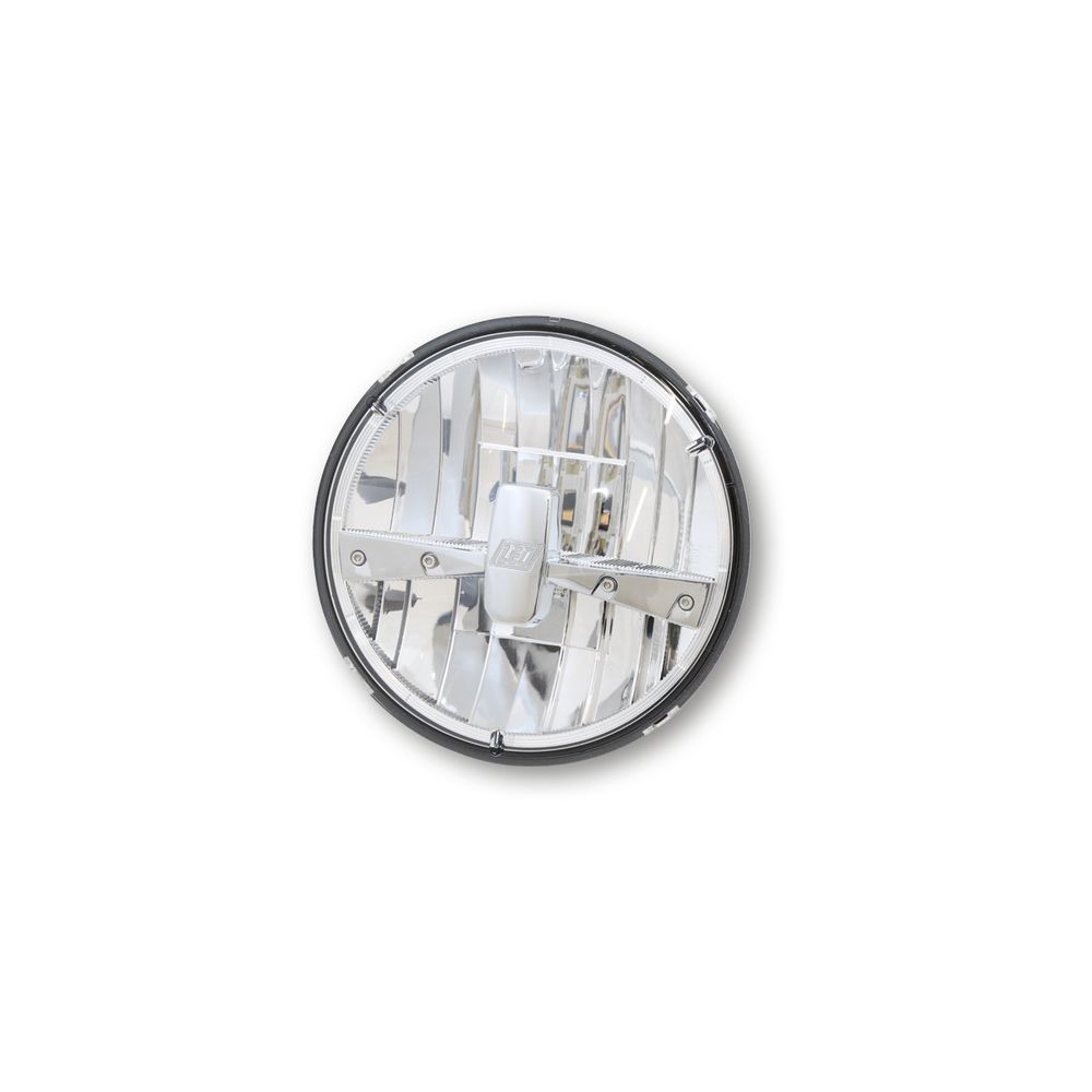 Inserto faro anteriore HIGHSIDER pro da 7 pollici Tipo 3 LED Cromato con omologazione E