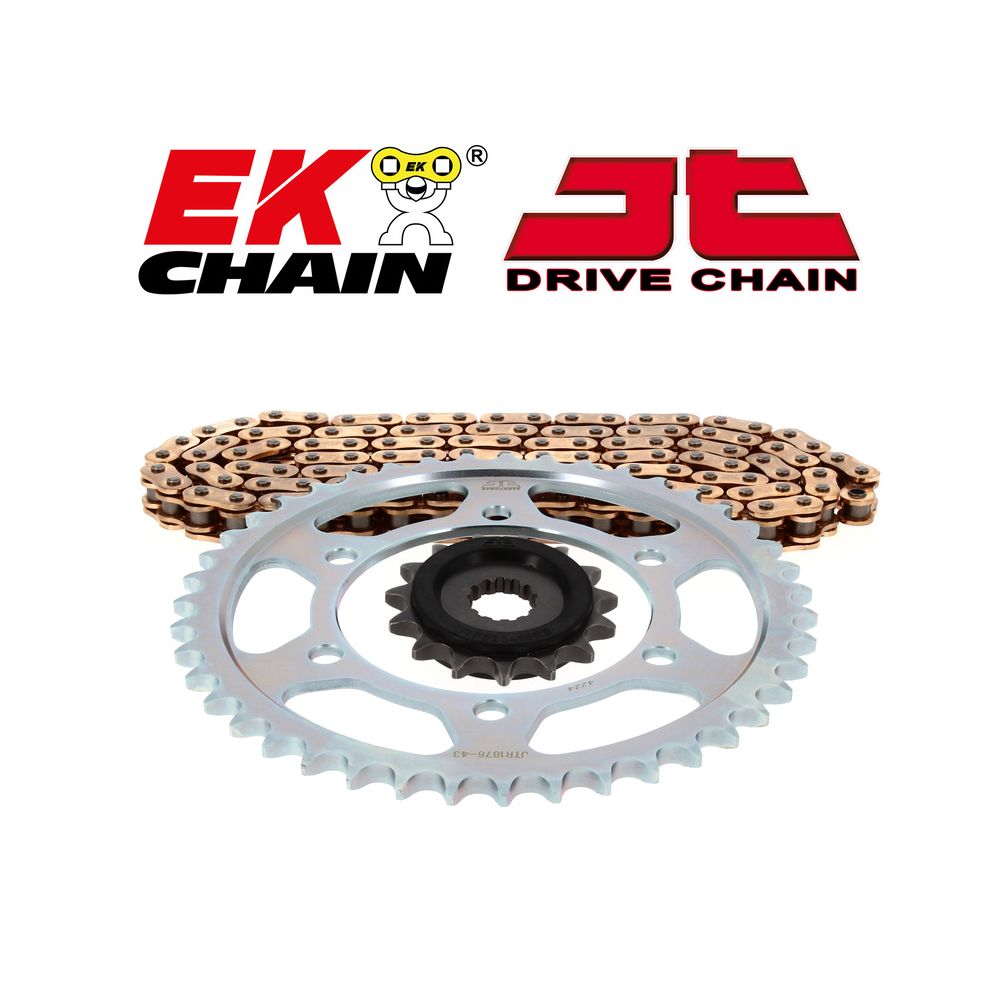 Kit catena EK/JT 525ZVX3 16/45 - corona standard per YAMAHA TRACER 900 / GT 2015 / 2020