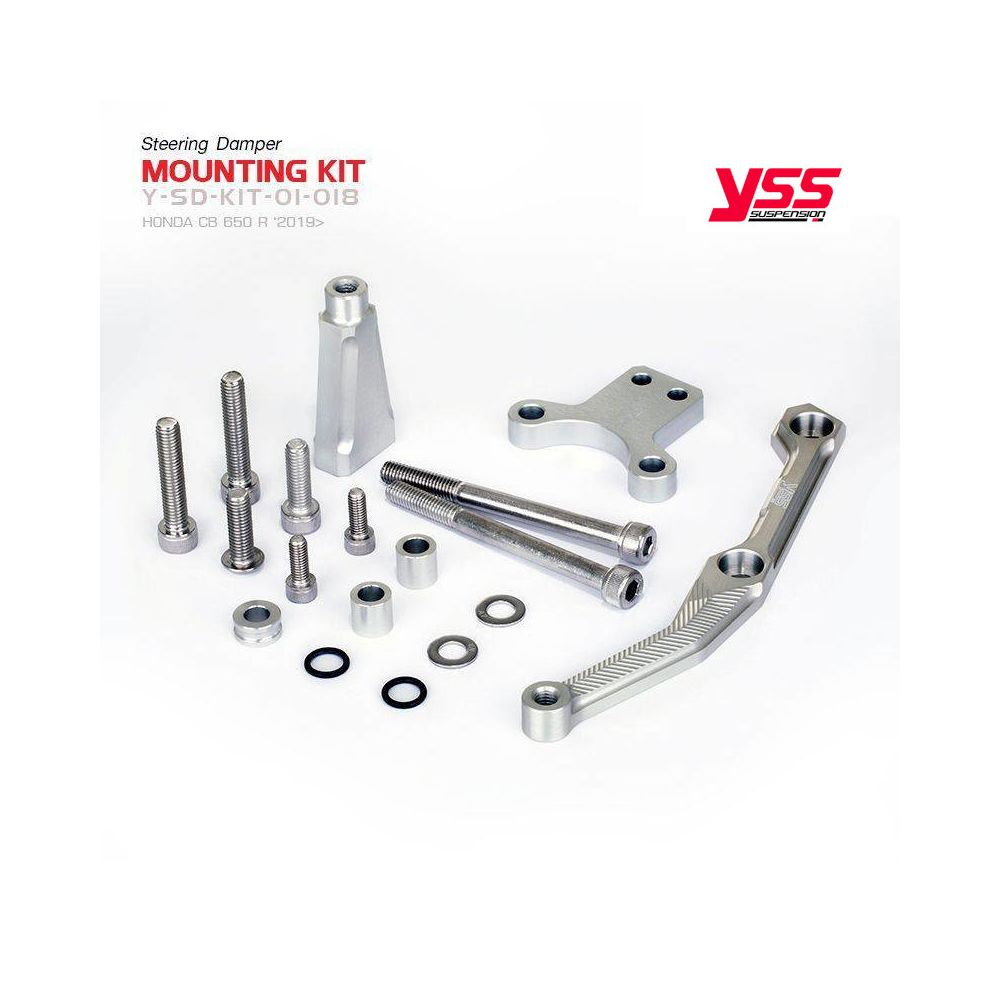 YSS Y-SD-KIT-01-018 Kit per montaggio ammortizzatore di sterzo per HONDA CB 650 R 2019 / 2023