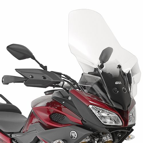 Parabrezza GIVI 2122DT + D2122KIT Trasparente per Tracer 900 2015 - 2017