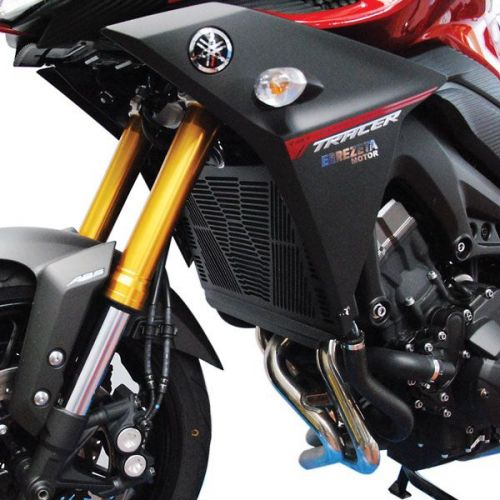 ISOTTA Protezione radiatore in alluminio nero per Yamaha Tracer 900 2015 / 2017