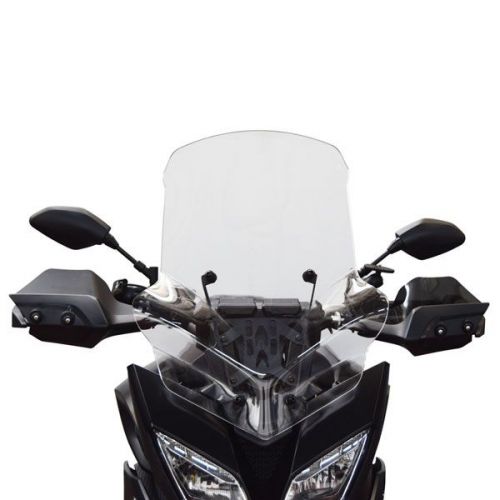 ISOTTA Parabrezza Touring alta protezione Fumè Chiaro con attacchi per Yamaha Tracer 900 2015 / 2017