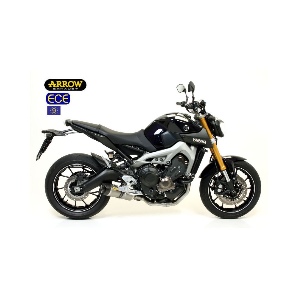 ARROW Terminale THUNDER in Titanio con Collettori Catalitici Omologati per YAMAHA MT-09 2013/20 - TRACER 900 / GT 2015/20
