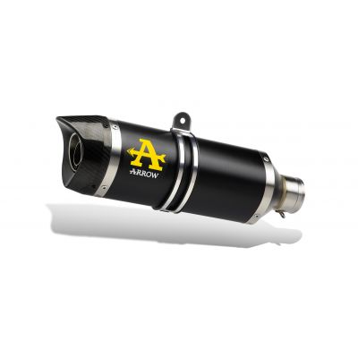 ARROW Terminale THUNDER in Alluminio Dark con Collettori Catalitici Omologati per YAMAHA MT-09 2013/20 - TRACER 900 / GT 2015/20