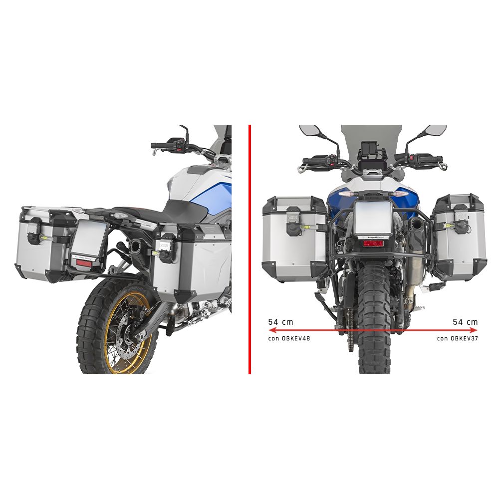 GIVI PLO5145CAM Portavaligie laterale per valigie MONOKEY Trekker Outback per BMW F 900 GS 2024