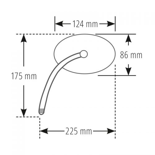 Coppia specchi Cromati HIGHSIDER Wave 301-4910