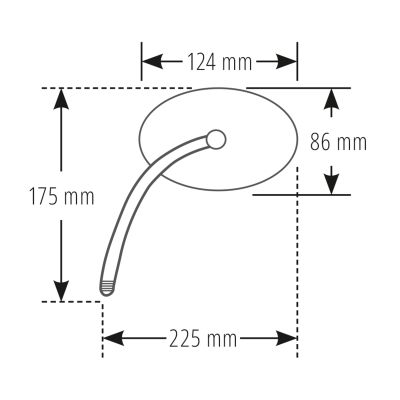 Coppia specchi Cromati HIGHSIDER Wave 301-4910