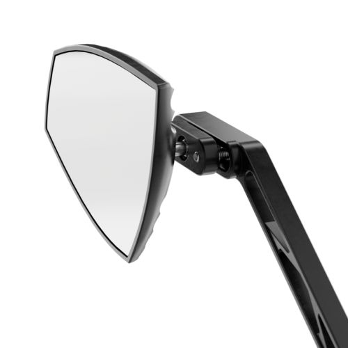 Coppia specchi Neri HIGHSIDER Wave con inserto in vari colori