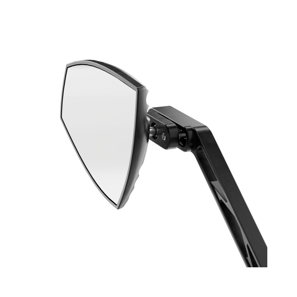Coppia specchi Neri HIGHSIDER Wave con inserto in vari colori