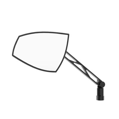Coppia specchi Neri HIGHSIDER Wave con inserto in vari colori