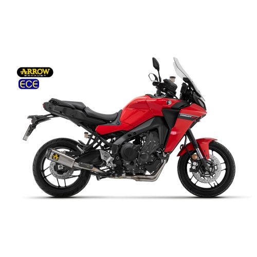 ARROW Terminale WORKS in Titanio con Collettori Catalitici Omologati VERSIONE BASSA per YAMAHA TRACER 9 / GT 2021 / 2024