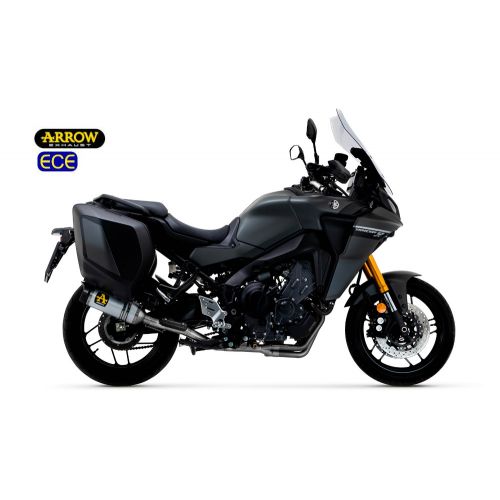 ARROW Terminale THUNDER in Alluminio con Collettori Catalitici Omologati VERSIONE BASSA per YAMAHA TRACER 9 / GT 2021 / 2024