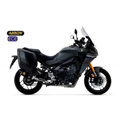 ARROW Terminale THUNDER in Alluminio Dark con Collettori Catalitici Omologati VERSIONE BASSA per YAMAHA TRACER 9 / GT 2021/2024