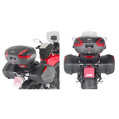 GIVI PLX2159 Portavaligie laterale per valigie V35 - V37 MONOKEY SIDE per YAMAHA TRACER 9 / GT / GT+ 2021 / 2024