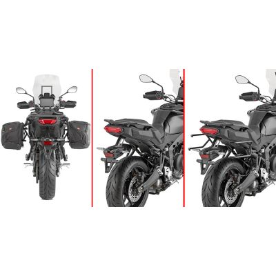 Telaietti GIVI REMOVE-X sgancio rapido per borse soffici laterali per YAMAHA TRACER 9 / GT / GT+ 2025