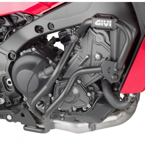 GIVI Paramotore tubolare nero con Slider integrato per YAMAHA TRACER 9 / GT / GT+ 2021 / 2024