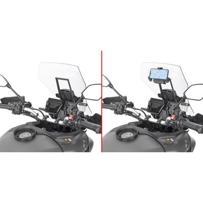 GIVI FB2159 Traversino dietro cupolino per installare porta smartphone e GPS per YAMAHA TRACER 9 / GT 2021 / 2024