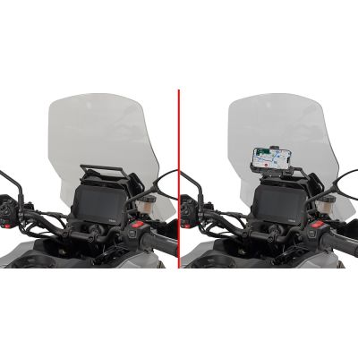 GIVI FB2171 Traversino dietro cupolino per installare porta smartphone e GPS per YAMAHA TRACER 9 GT / GT+ 2025
