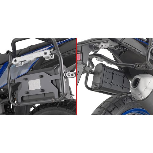 GIVI TL2145KIT Kit di attacco per fissaggio del S250 Tool Box sul portavaligie laterale originale Yamaha per TENERE 700 2019/24