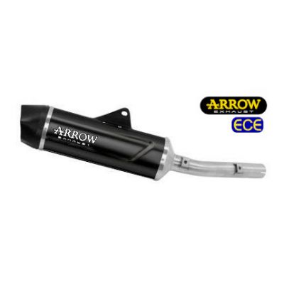 ARROW Terminale Omologato Indy Race EVO in Alluminio Dark per YAMAHA TENERE 700 2019 / 2024