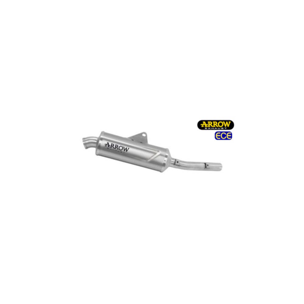 ARROW Terminale Omologato Indy Race EVO in Titanio con Fondello Inox per YAMAHA TENERE 700 2019 / 2024