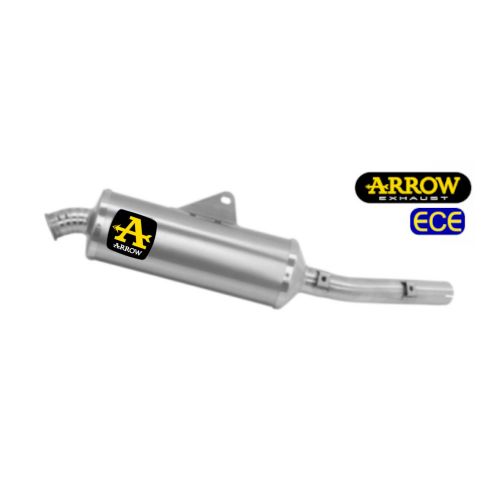ARROW Terminale Omologato Indy Race in Alluminio con Fondello Inox per YAMAHA TENERE 700 2019 / 2024