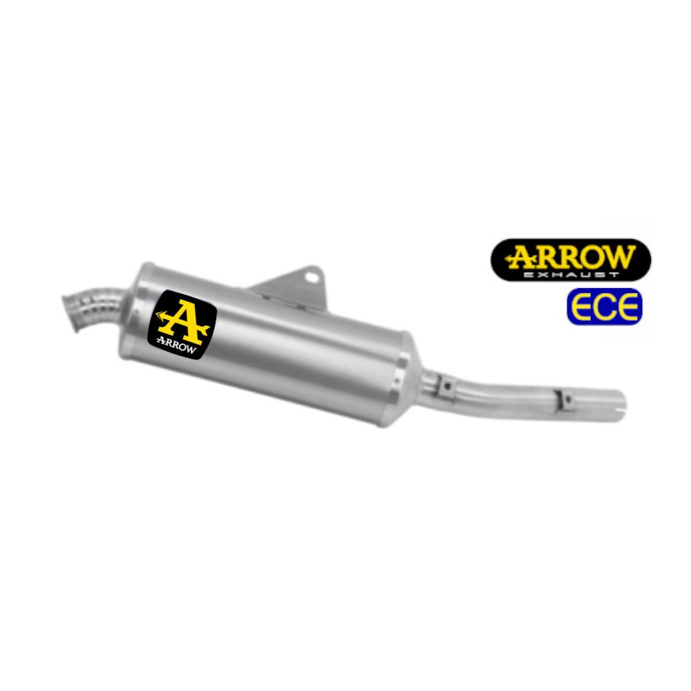 ARROW Terminale Omologato Indy Race in Alluminio con Fondello Inox per YAMAHA TENERE 700 2019 / 2024