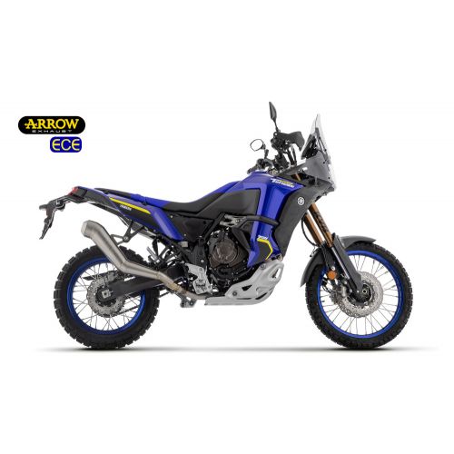 ARROW Terminale Omologato DAKAR REPLICA Full Nichrom per YAMAHA TENERE 700 2019 / 2024