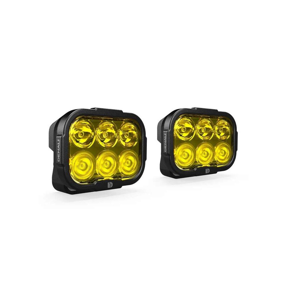DENALI DialDim Kit DL6 Fari da Guida con Lente Gialla