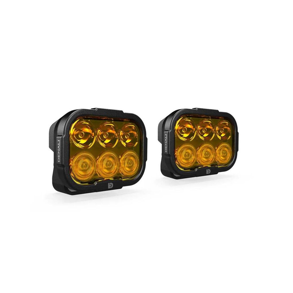 DENALI DialDim Kit DL6 Fari da Guida con Lente Ambra
