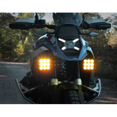 DENALI DialDim Kit DL9 Fari da Guida con Lente Ambra